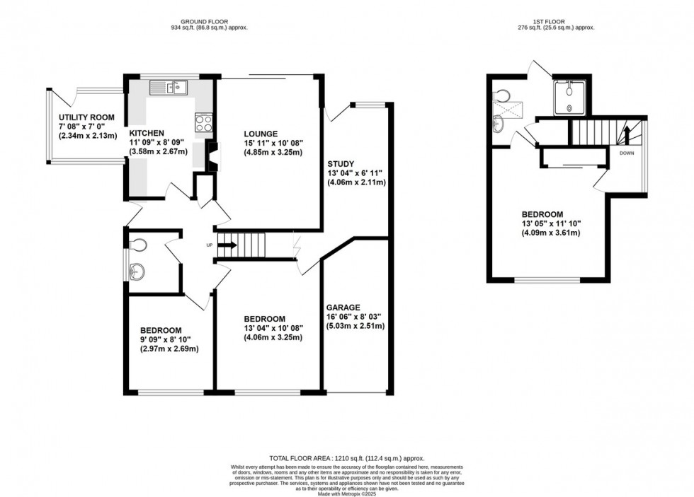 Floorplan for Crabbs Croft Close, Orpington