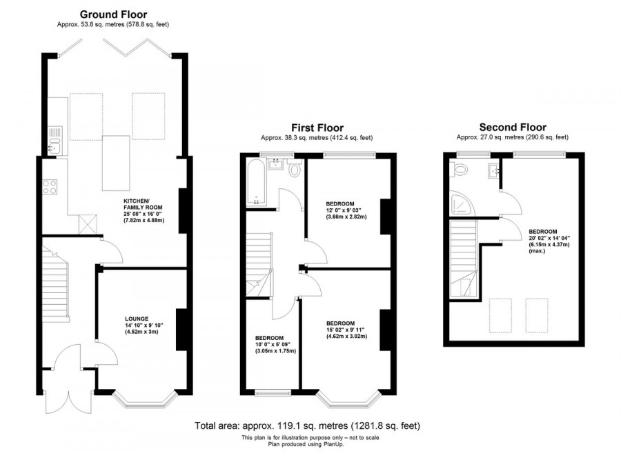 Floorplans For Brookmead Way, Orpington