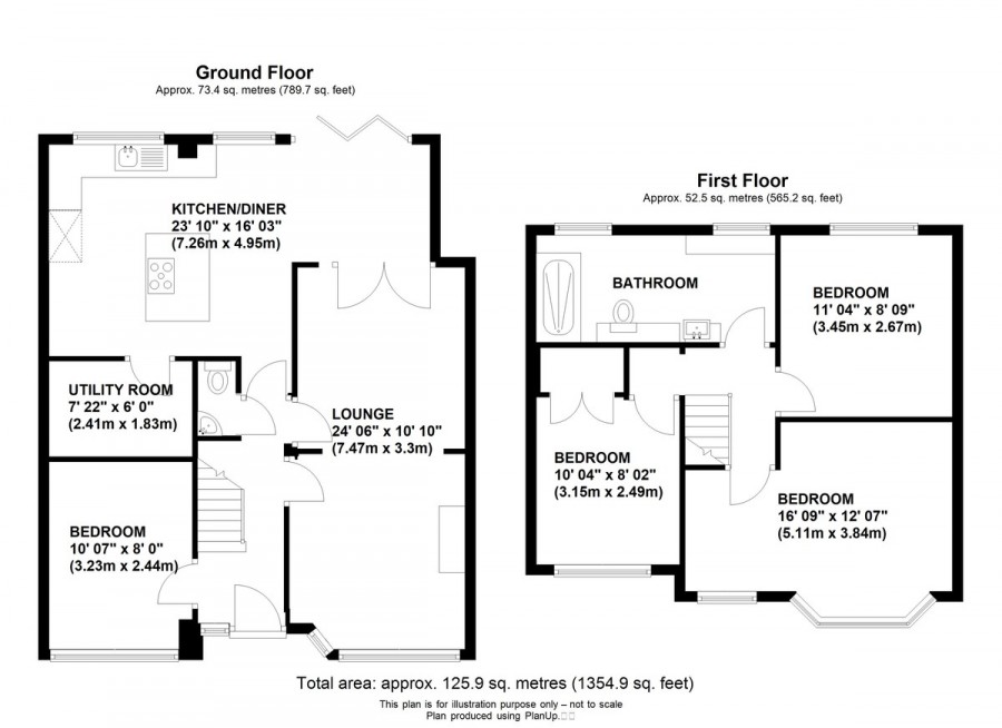 Floorplans For Old Priory Avenue, Orpington