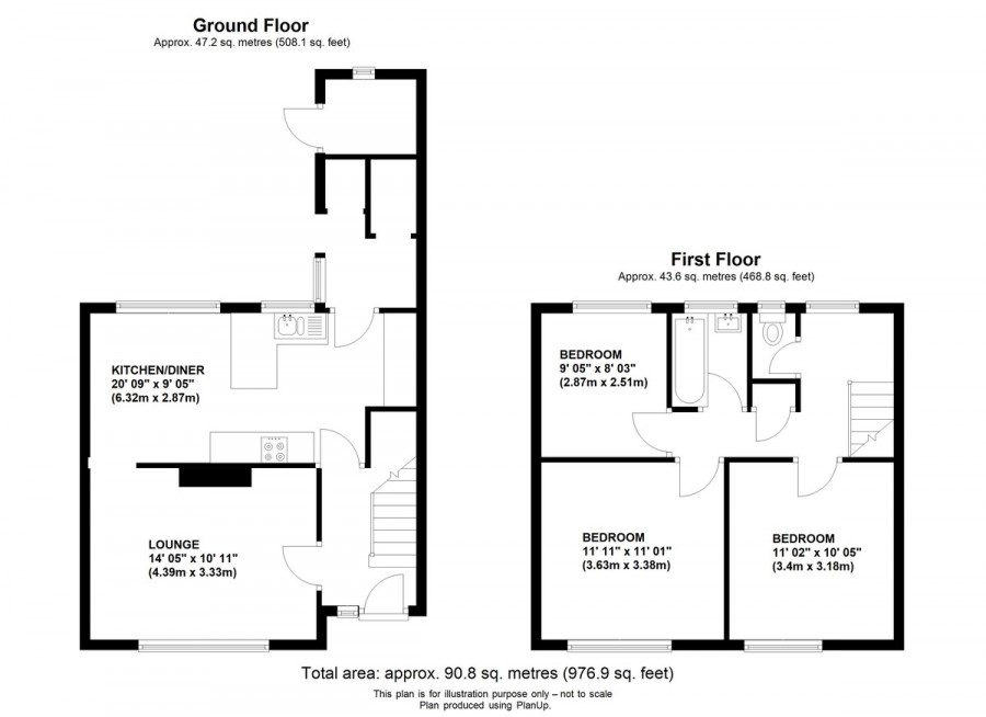 Floorplans For Woodside, Orpington