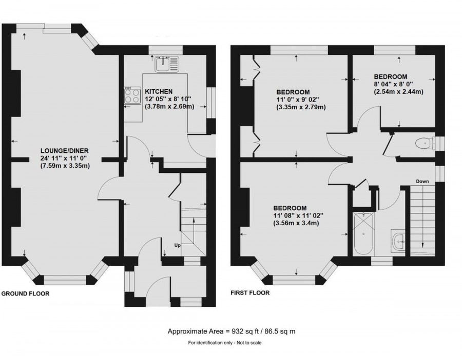 Floorplans For Georges Close, Orpington