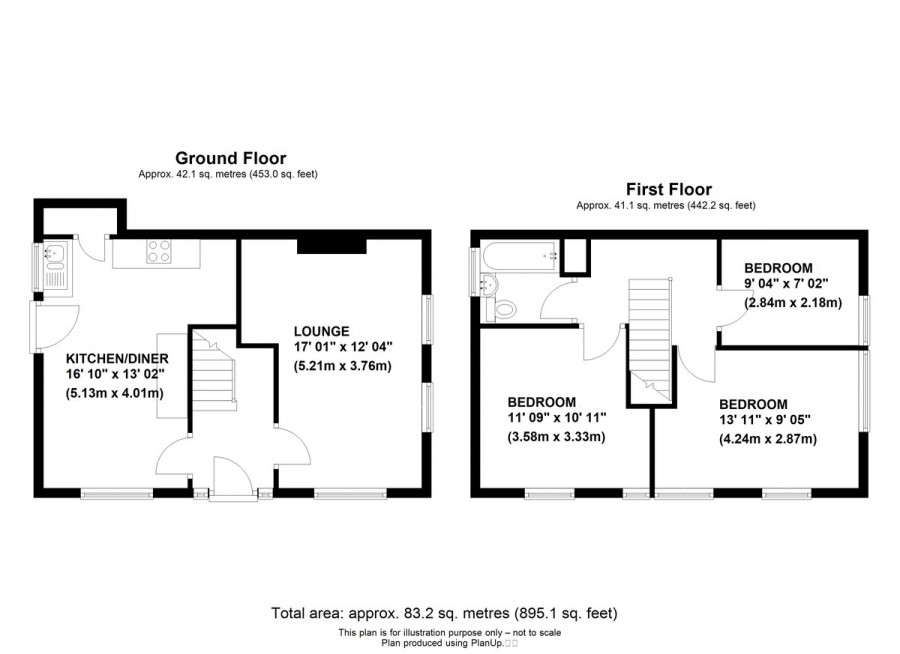 Floorplans For Brow Close, Orpington