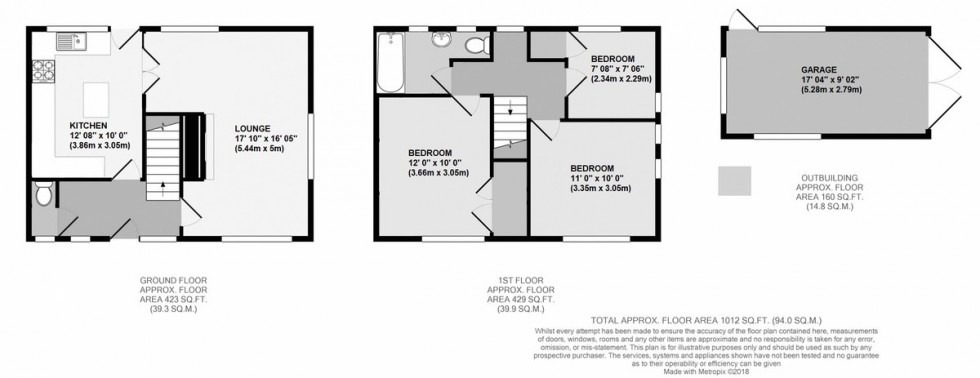 Floorplan for Woodley Road, Orpington