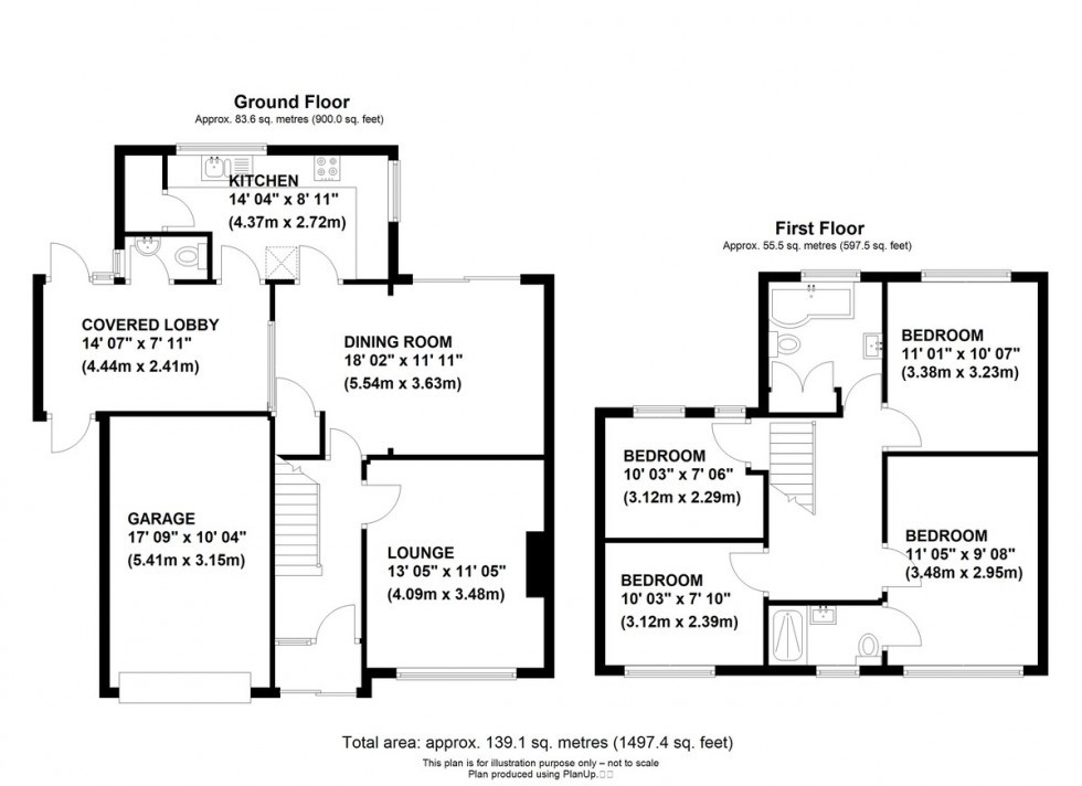 Floorplan for Mosyer Drive, Orpington