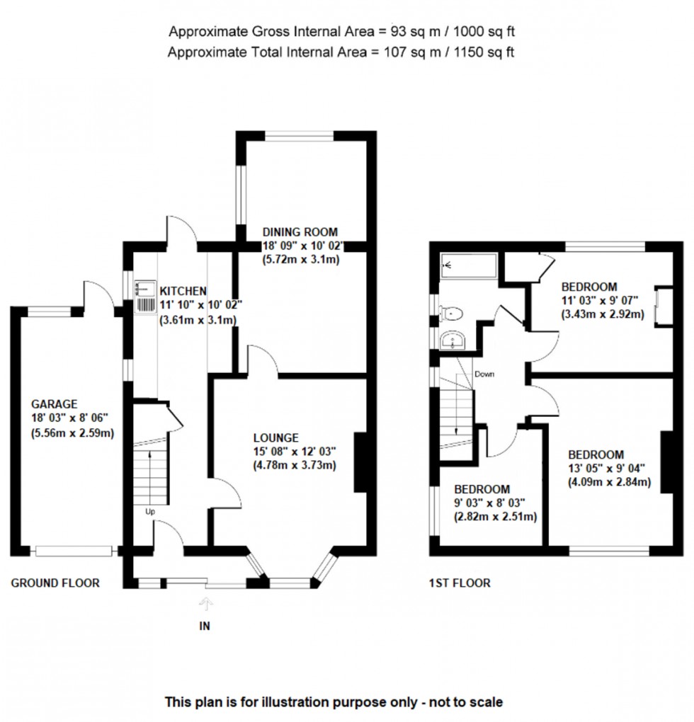 Floorplan for Hillcrest Road, Orpington