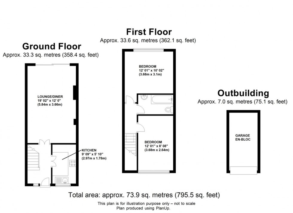 Floorplan for New Road, Orpington
