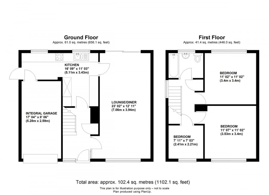 Floorplans For Glentrammon Avenue, Orpington