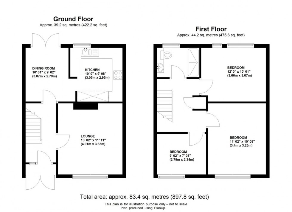 Floorplan for Burrfield Drive, Orpington