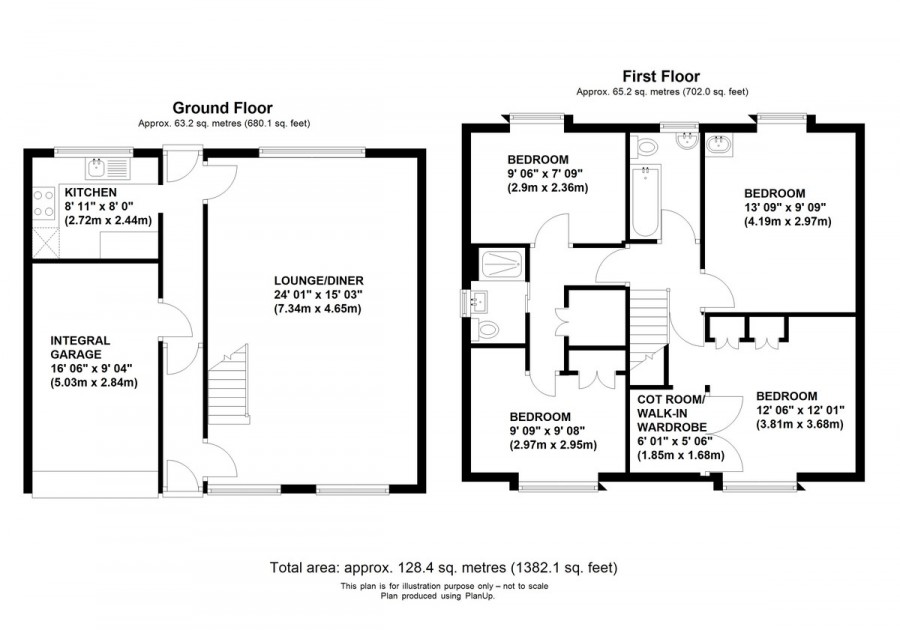 Floorplans For Grasmere Avenue, Orpington