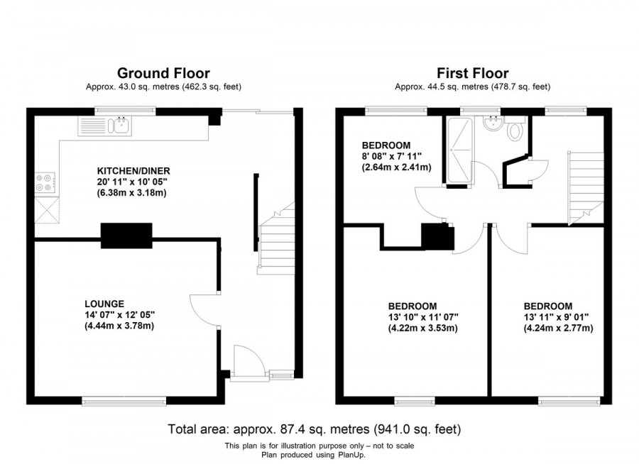 Floorplans For Lullingstone Crescent, Orpington