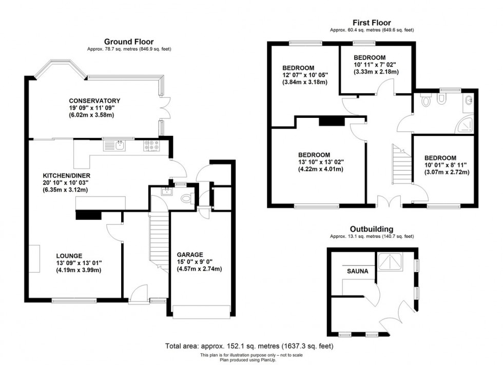 Floorplan for Ravensbury Road, Orpington