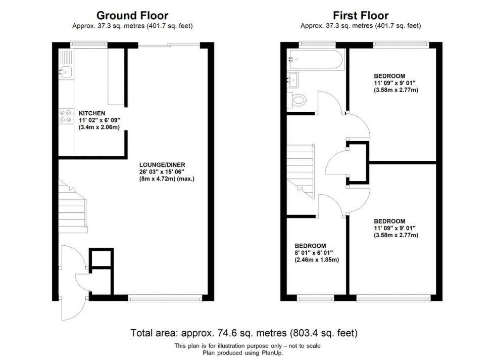 Floorplan for Zelah Road, Orpington