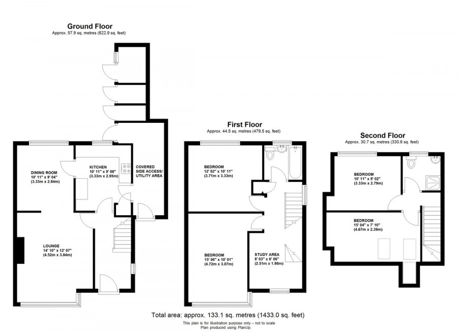 Floorplans For Lockesley Drive, Orpington