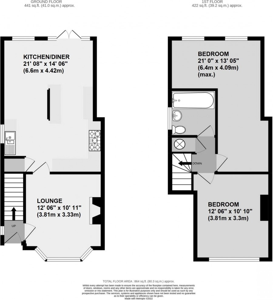 Floorplans For Oakdene Road, Orpington