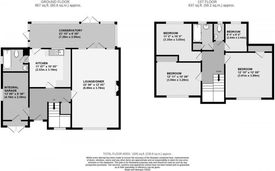 Floorplans For Glentrammon Avenue, Orpington