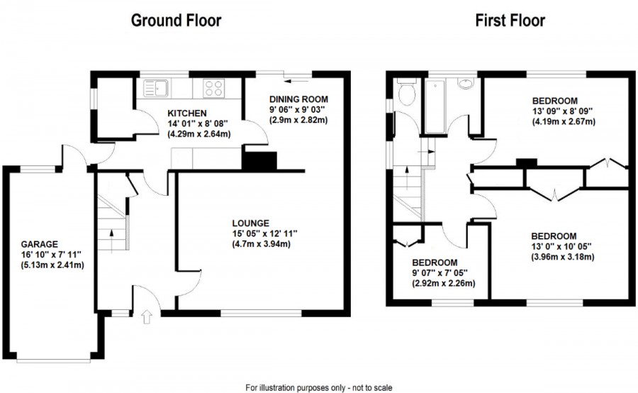 Floorplans For Oak Road, Orpington