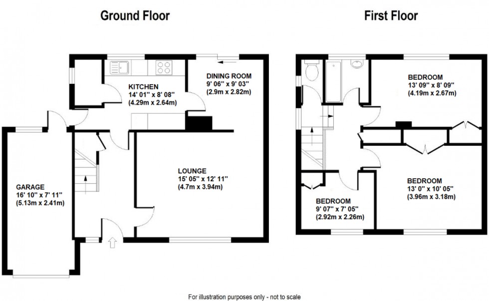 Floorplan for Oak Road, Orpington