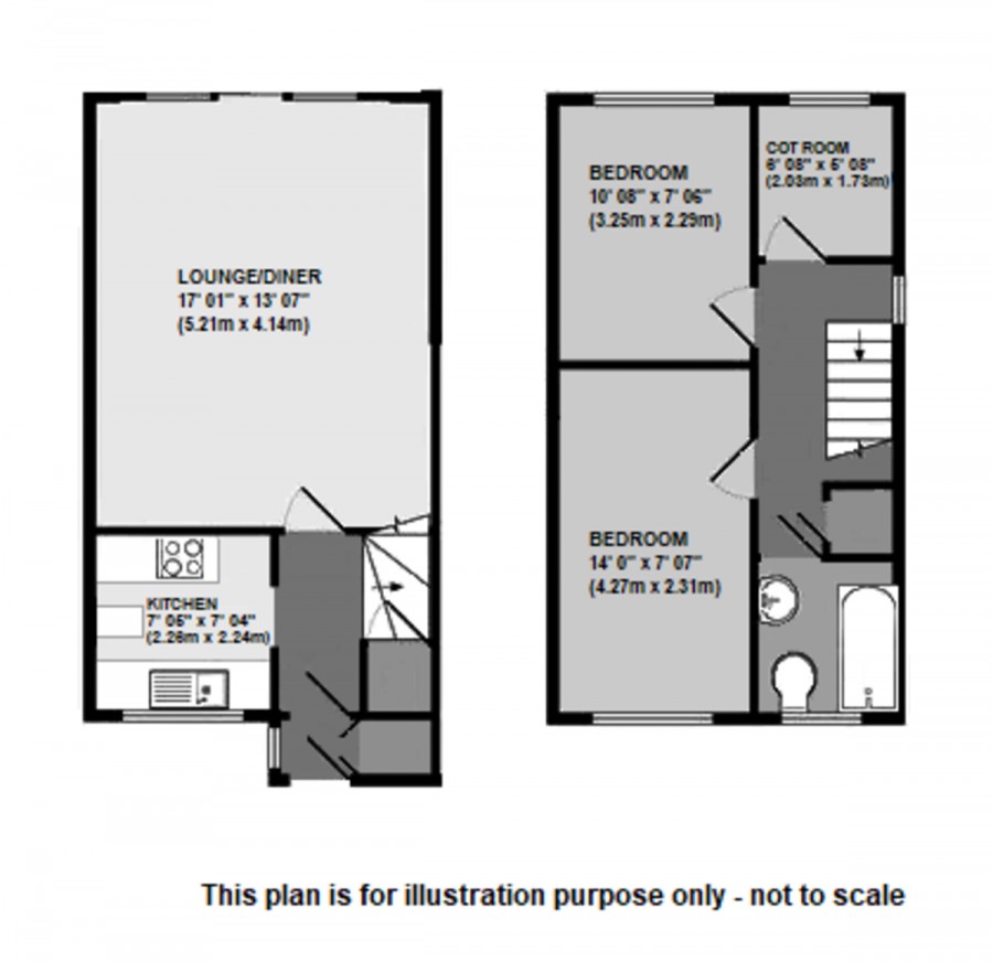 Floorplans For Doveney Close, Orpington