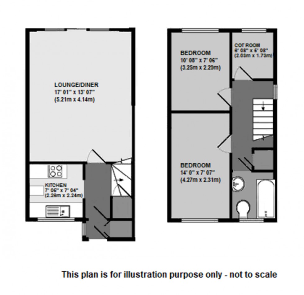 Floorplan for Doveney Close, Orpington