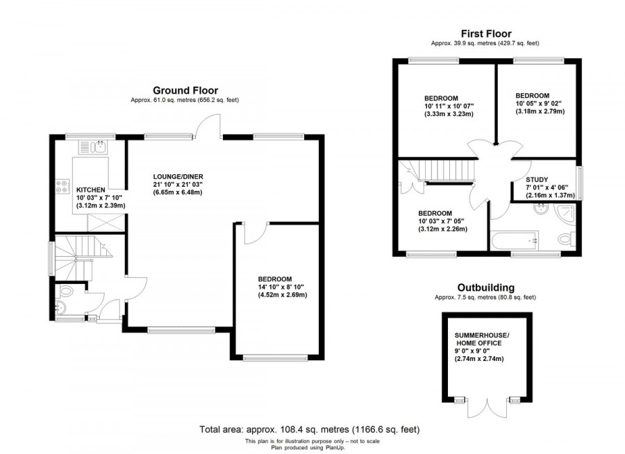 Floorplans For Albert Road, Chelsfield