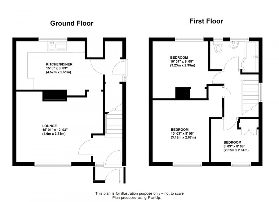 Floorplans For Lullingstone Crescent, Orpington