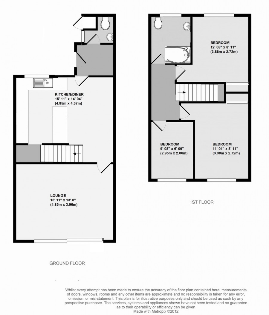 Floorplans For Cowden Road, Orpington