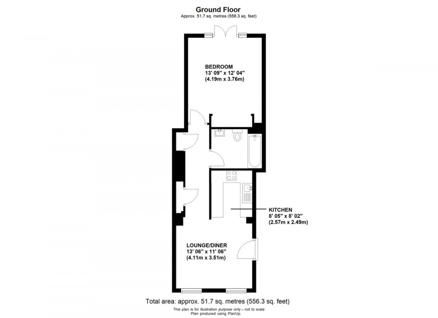 Floorplans For High Street, Green Street Green