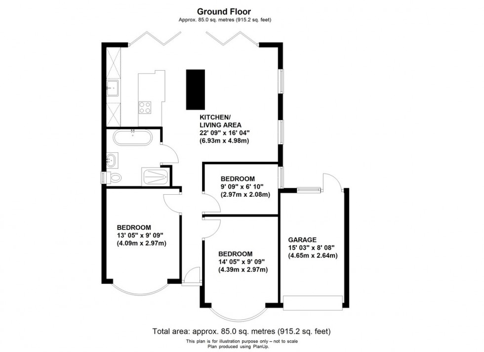 Floorplan for Glentrammon Gardens, Orpington