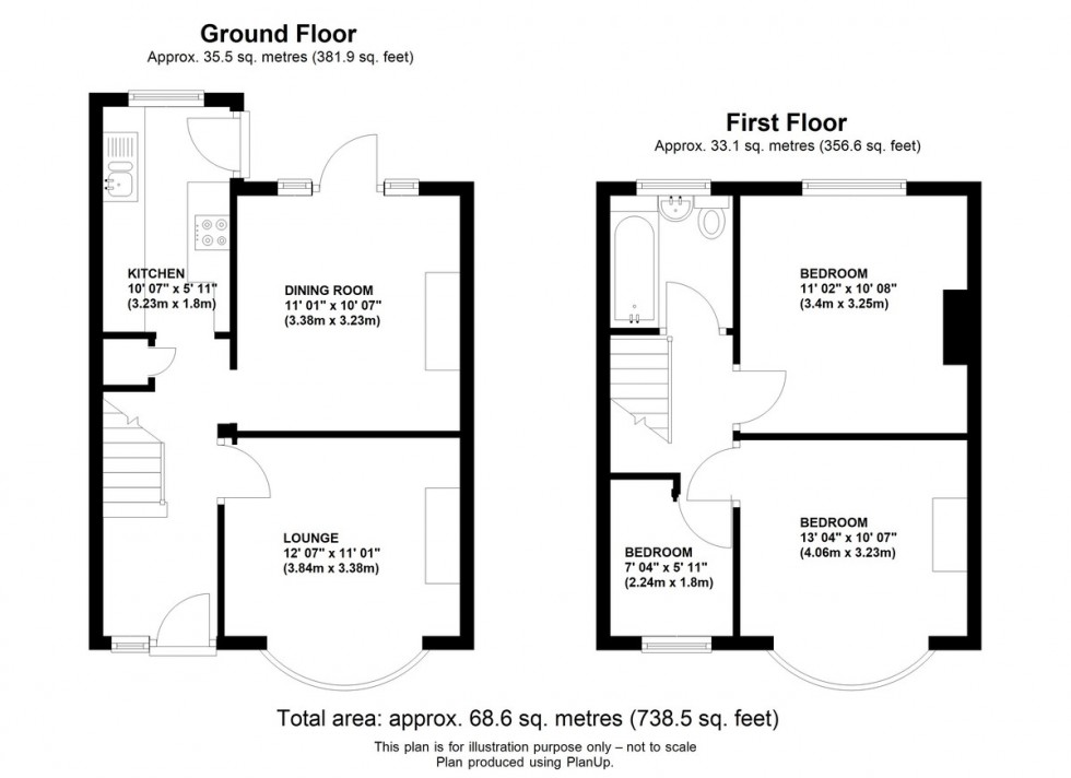 Floorplan for Sevenoaks Way, Orpington