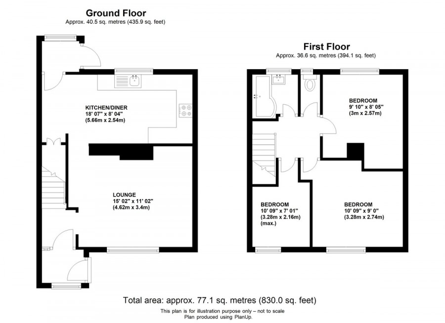 Floorplans For Whippendell Way, Orpington