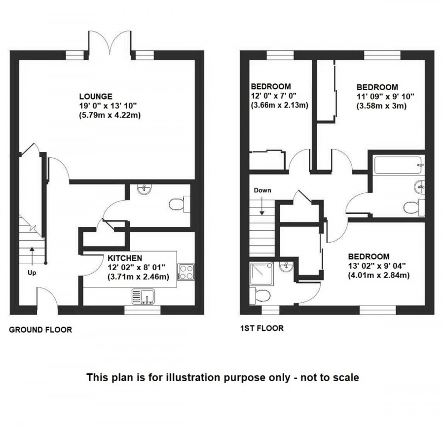 Floorplans For Blackthorn Grove, Orpington