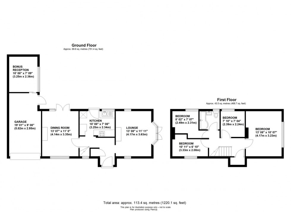 Floorplan for Rookesley Road, Orpington