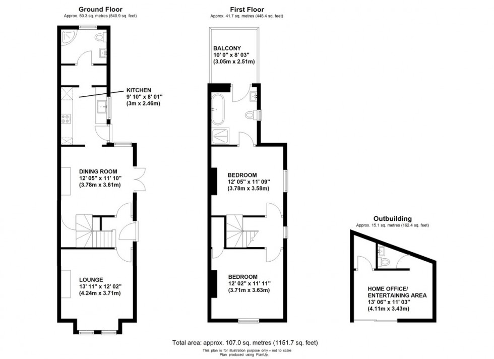 Floorplan for Moorfield Road, Orpington