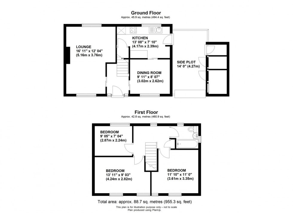 Floorplan for Arundel Drive, Orpington