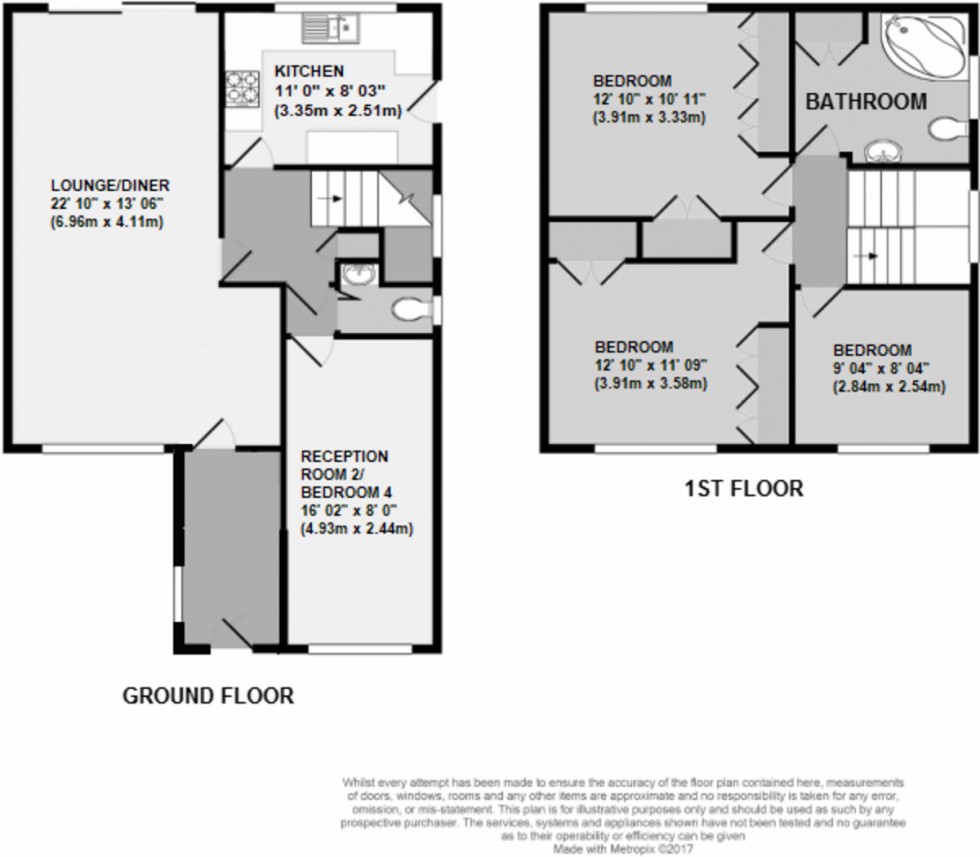 Floorplan for Nicolson Road, Orpington
