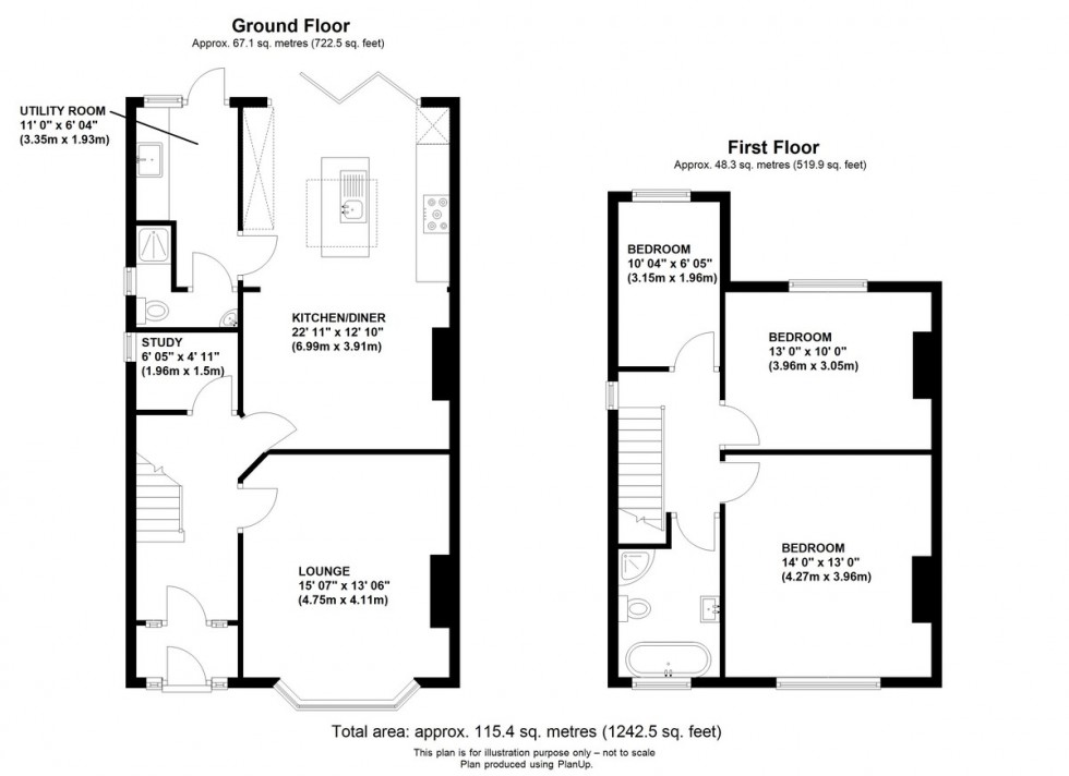 Floorplan for Friar Road, Orpington