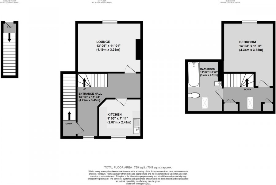 Floorplans For High Street, Green Street Green