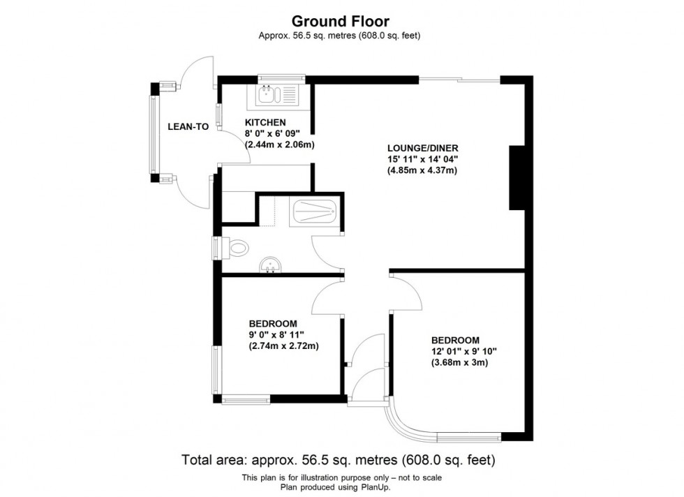 Floorplan for Perry Hall Close, Orpington