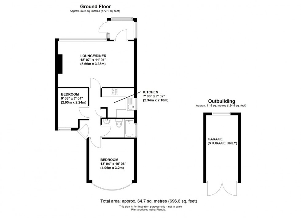Floorplan for Borkwood Way, Orpington
