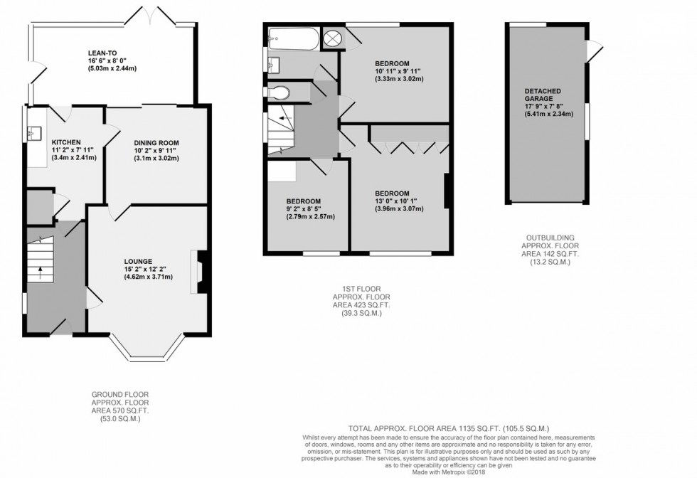 Floorplan for Tintagel Road, Orpington