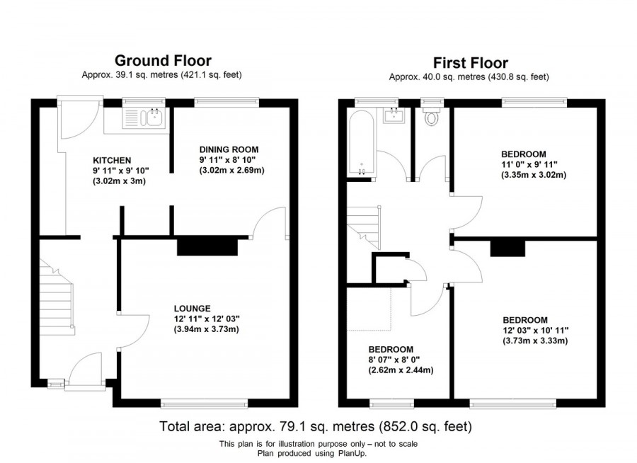 Floorplans For Westbrook Drive, Orpington