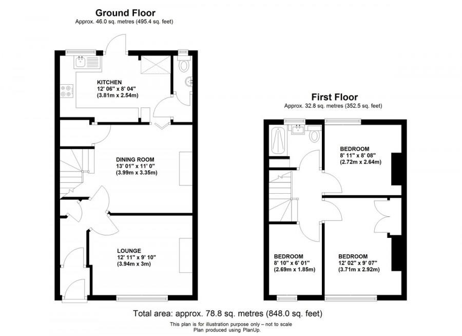 Floorplans For Aynscombe Angle, Orpington