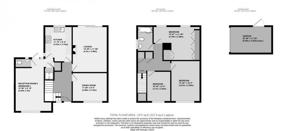 Floorplan for Leesons Hill, Orpington