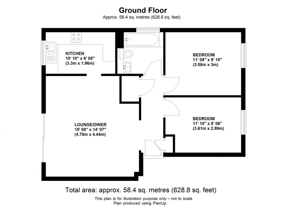 Floorplan for Highlands Road, Orpington