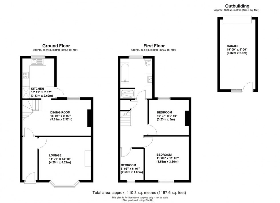Floorplan for Edith Road, Orpington