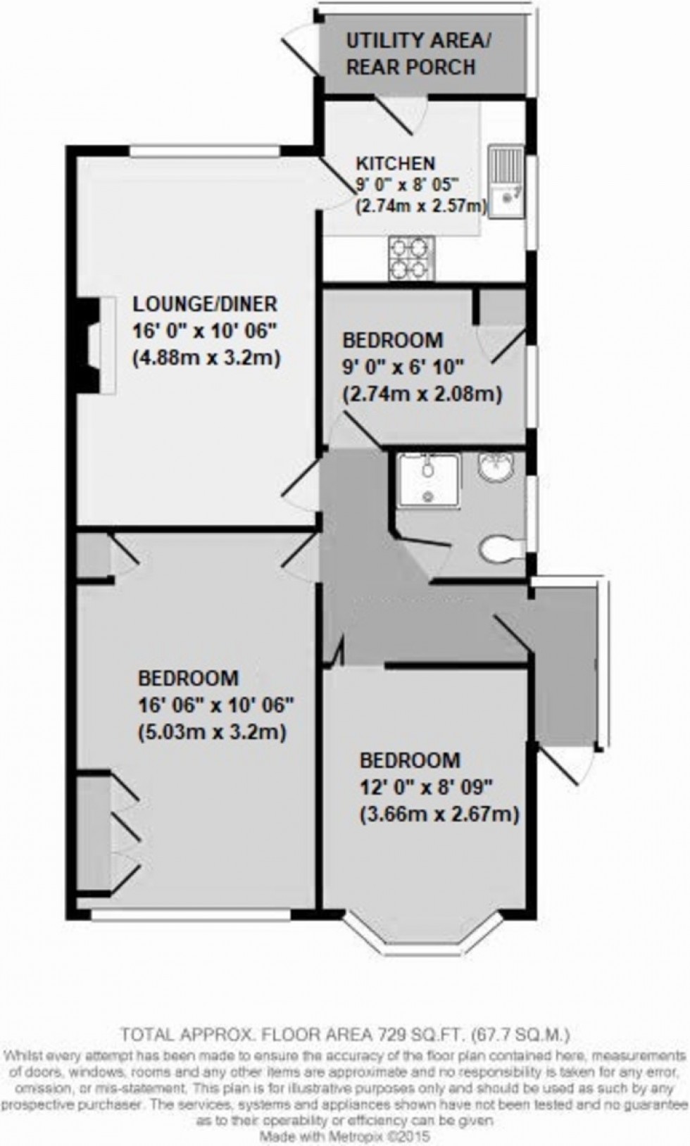 Floorplan for Edmunds Avenue, Orpington