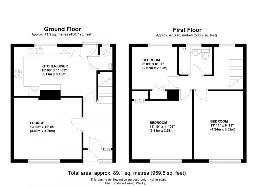 Floorplans For Leesons Way, Orpington