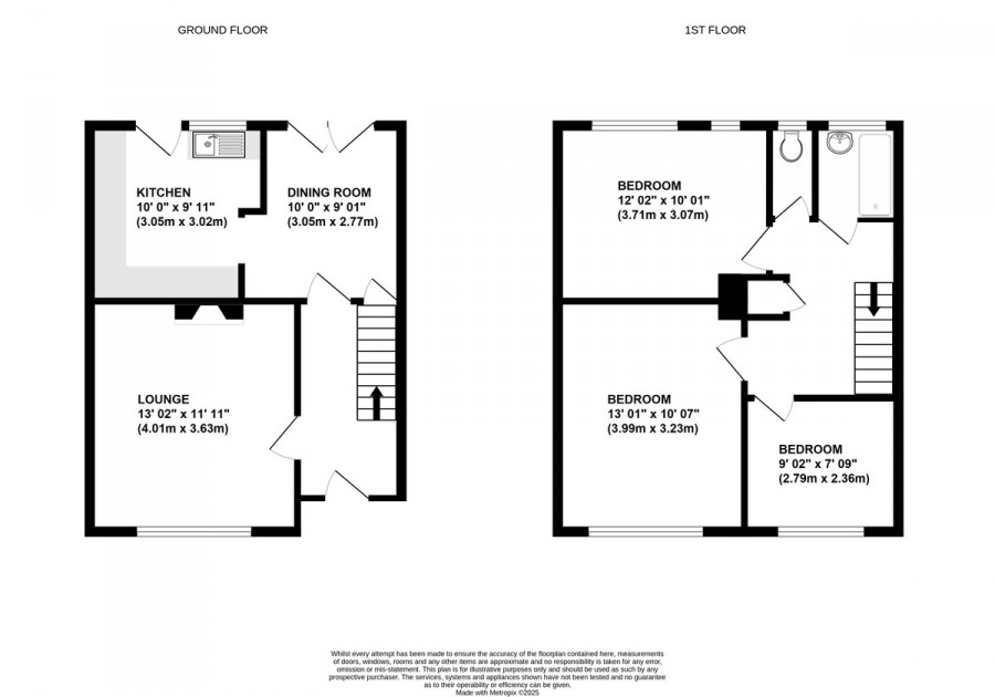 Floorplans For Elizabeth Way, Orpington