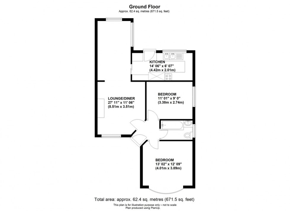 Floorplan for Oakdene Road, Orpington