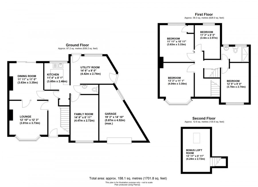 Floorplans For Newstead Avenue, Orpington